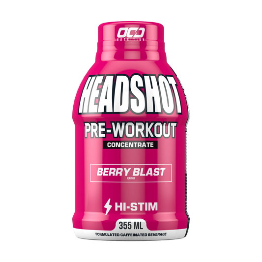 Headshot Hi-Stim Pre-Workout RTD – Berry Blast