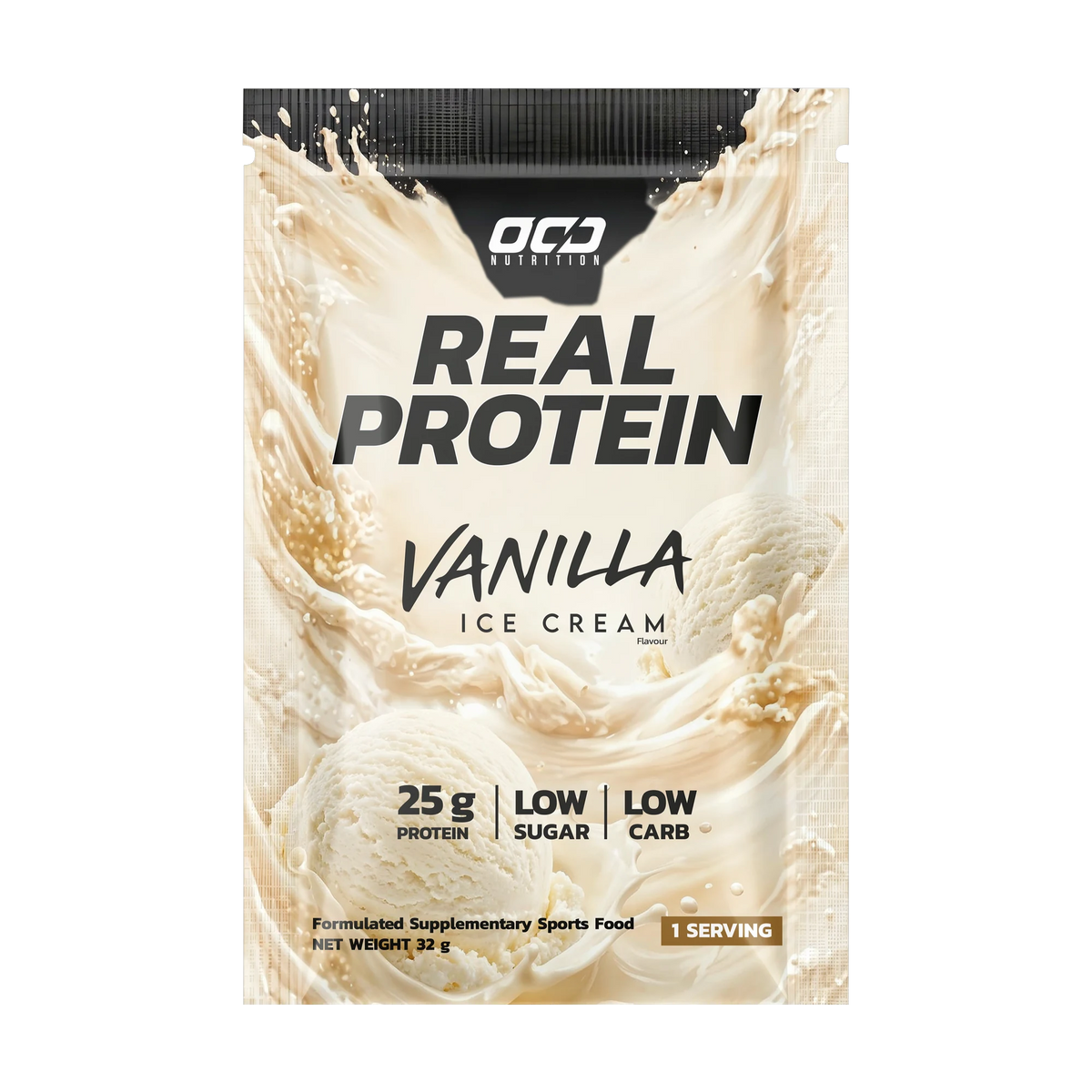 Real Protein Single Serve – Vanilla Ice Cream