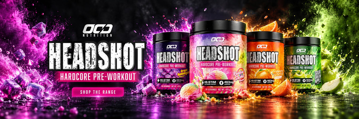 Headshot Hardcore Pre-Workout — shop the range