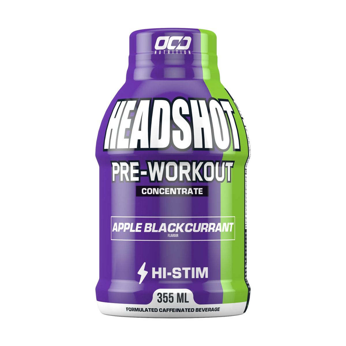 Headshot Hi-Stim Pre-Workout RTD – Apple Blackcurrant