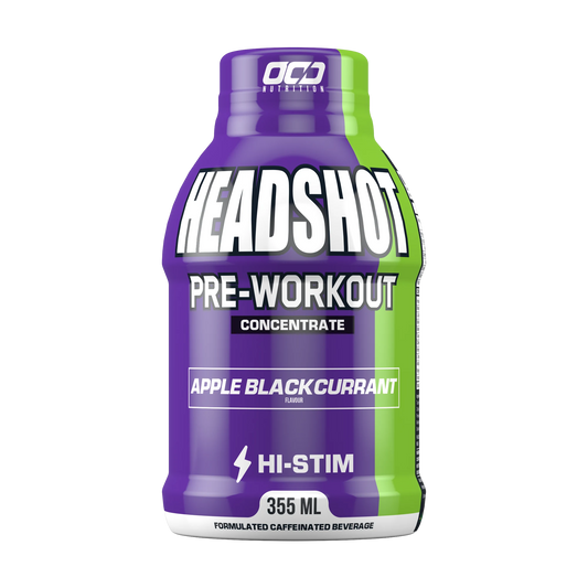Headshot Hi-Stim Pre-Workout RTD – Apple Blackcurrant
