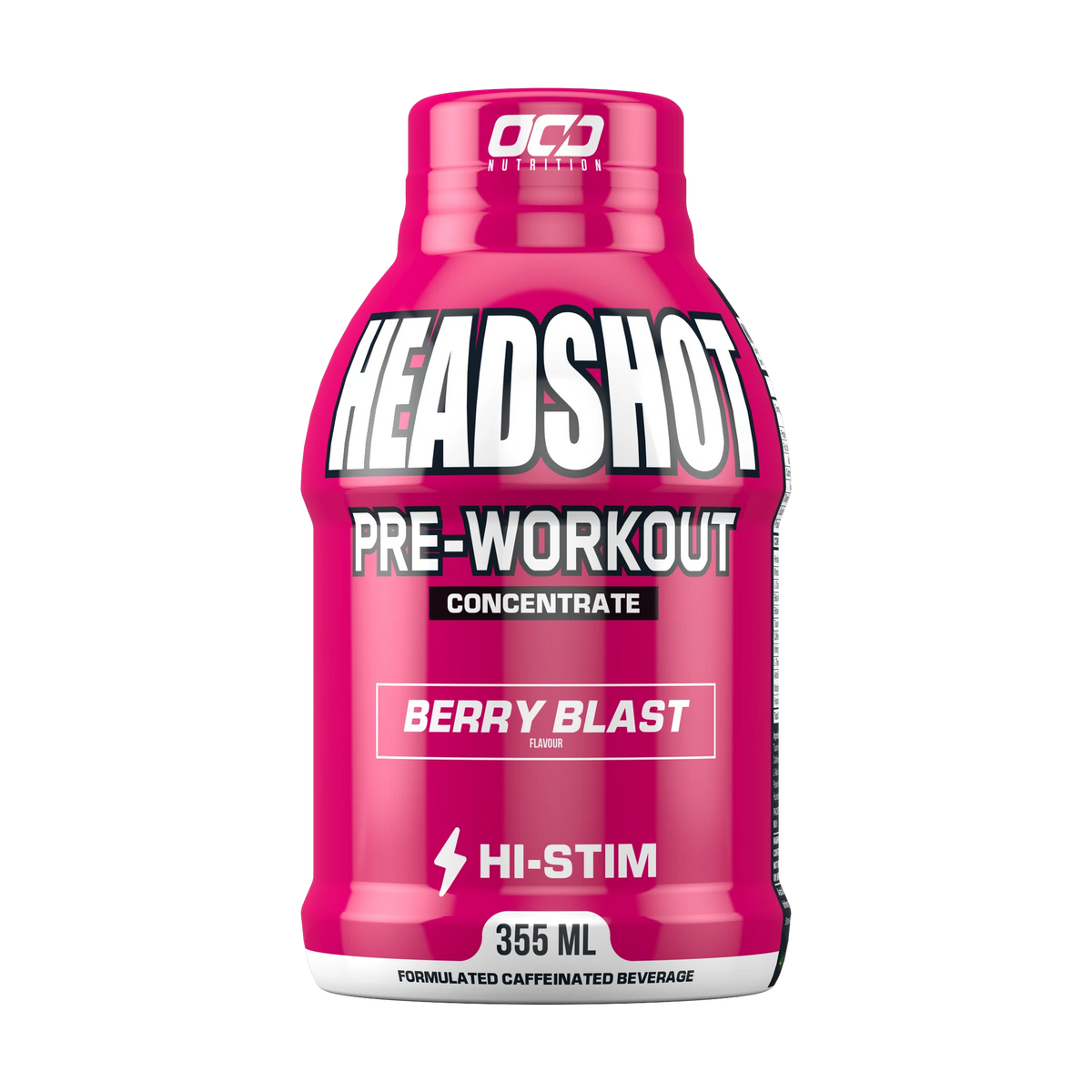 Headshot Hi-Stim Pre-Workout RTD – Berry Blast