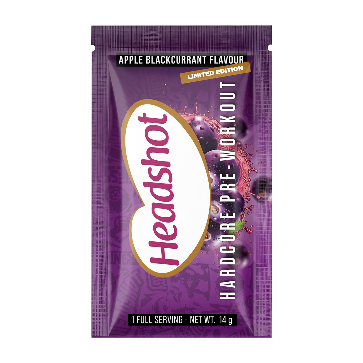 Headshot Single Serve – Apple Blackcurrant (limited edition)
