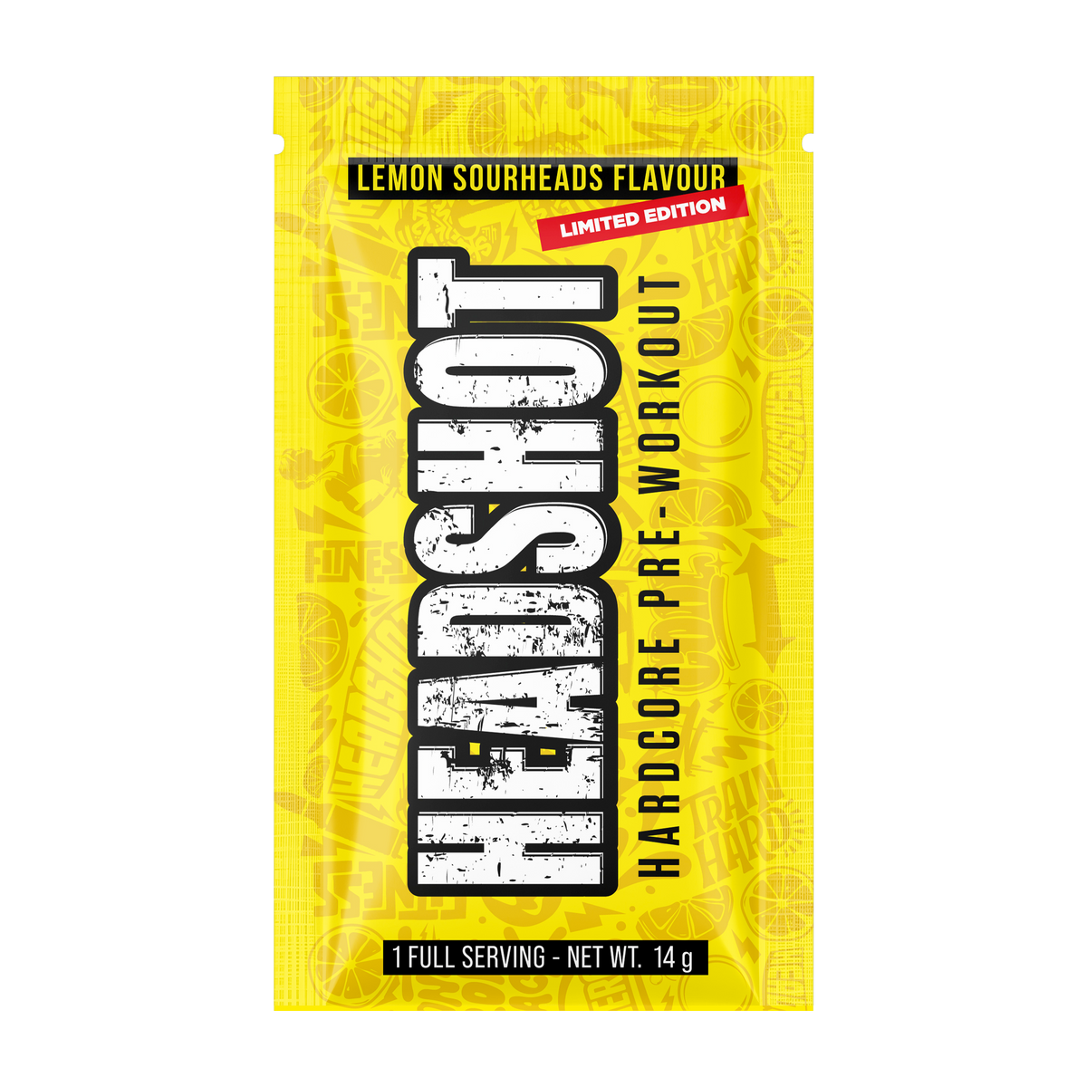 Headshot Single Serve – Lemon Sourheads (limited edition)