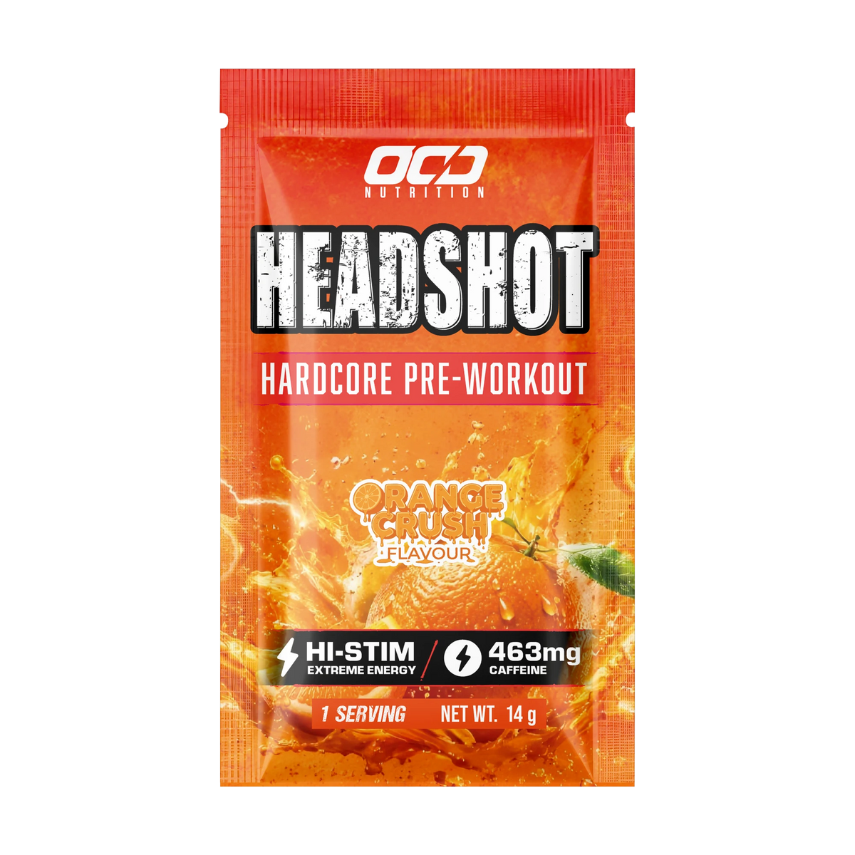 Headshot Single Serve – Orange Crush