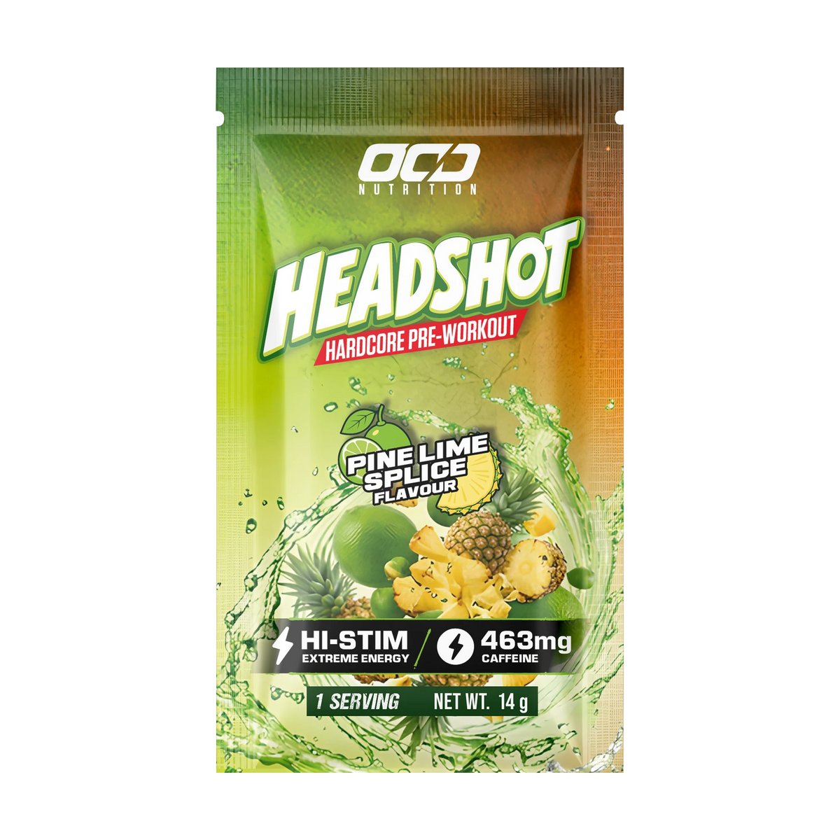 Headshot Single Serve – Pine Lime Splice