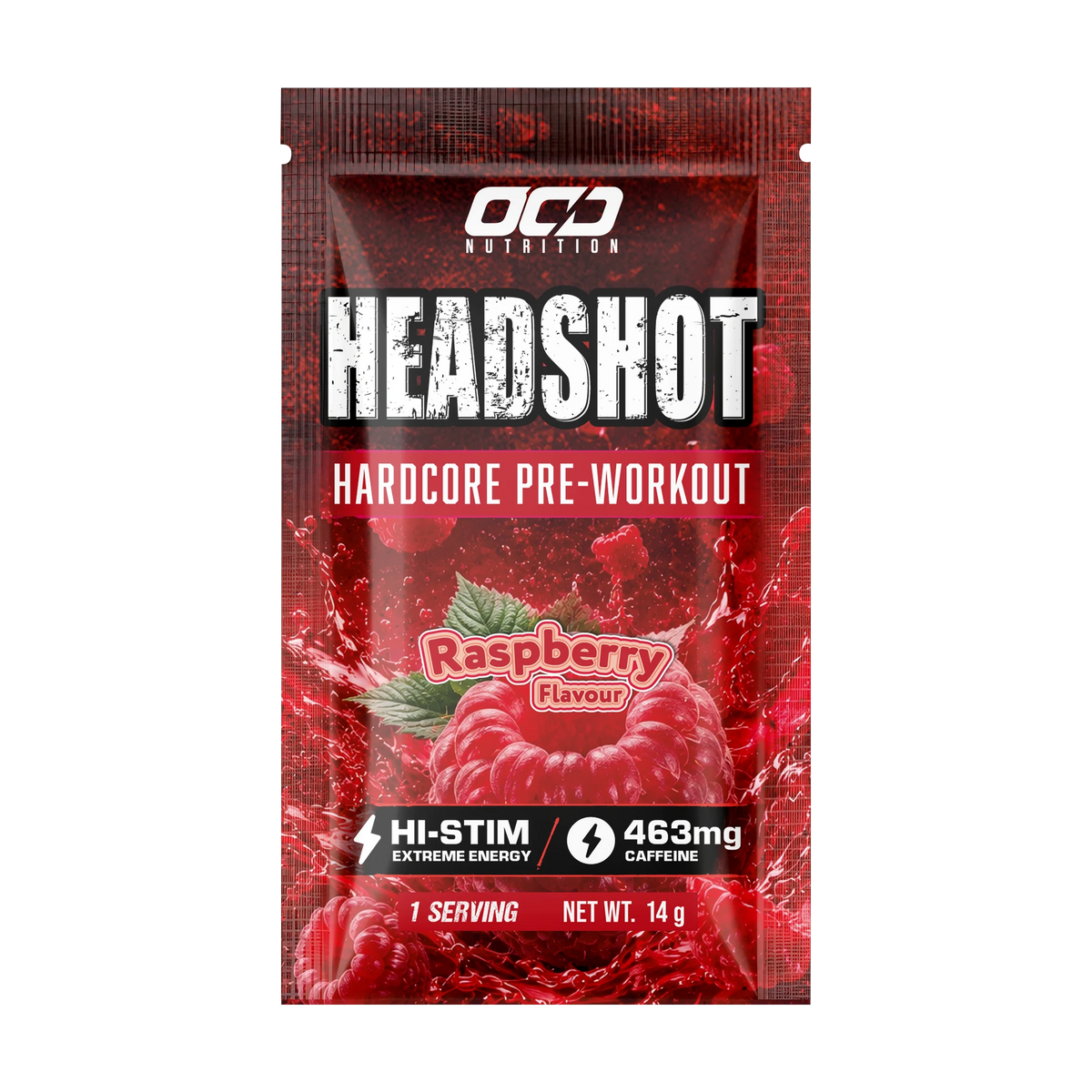 Headshot Single Serve – Raspberry