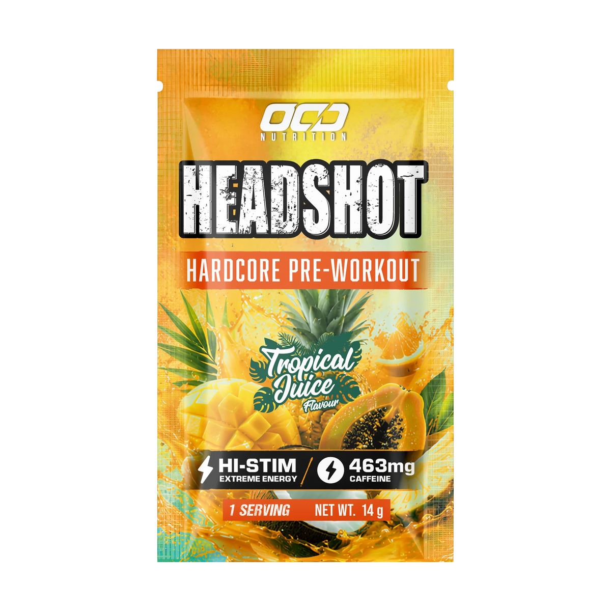 Headshot Single Serve – Tropical Juice