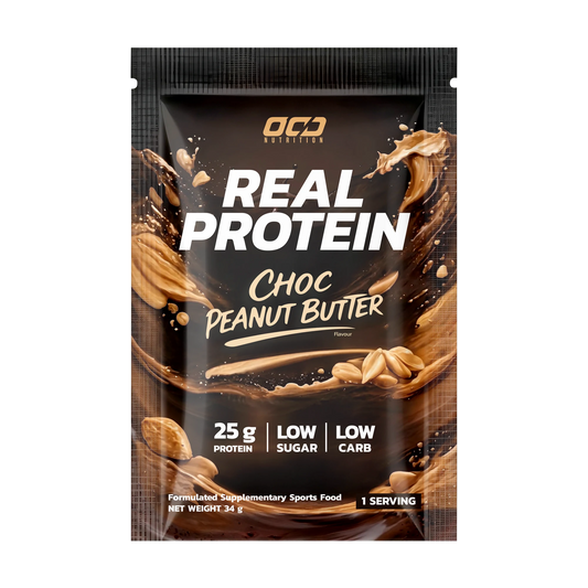 Real Protein Single Serve – Choc Peanut Butter