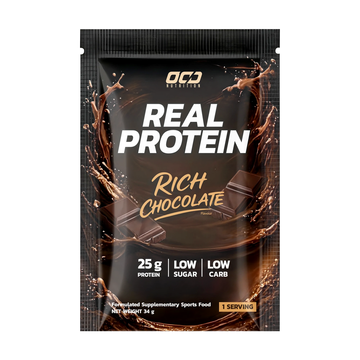 Real Protein Single Serve – Rich Chocolate