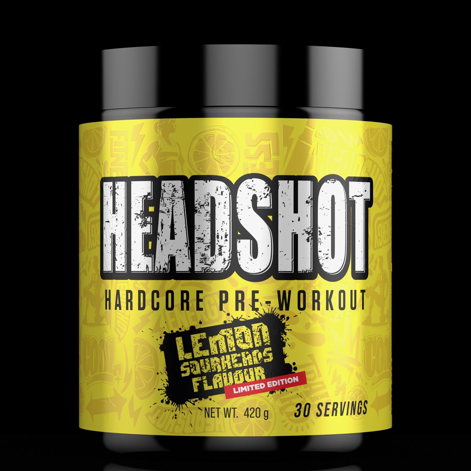 Headshot Pre-Workout Lemon Sourheads